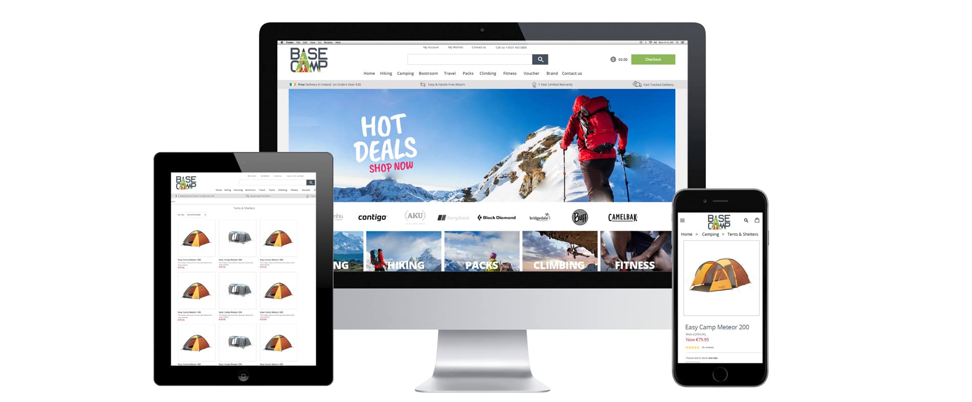 basecamp ecommerce web design belfast